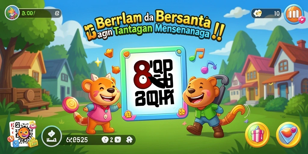 Tampilan gameplay <strong>8QR</strong> yang menarik dan penuh warna.