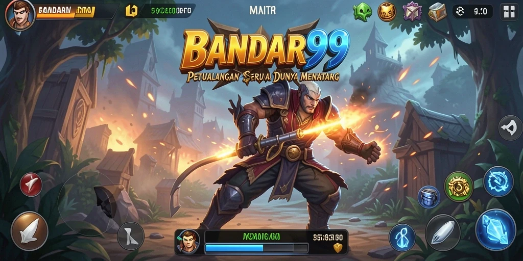 Tampilan utama gameplay BANDAR99 yang penuh aksi dan eksplorasi.