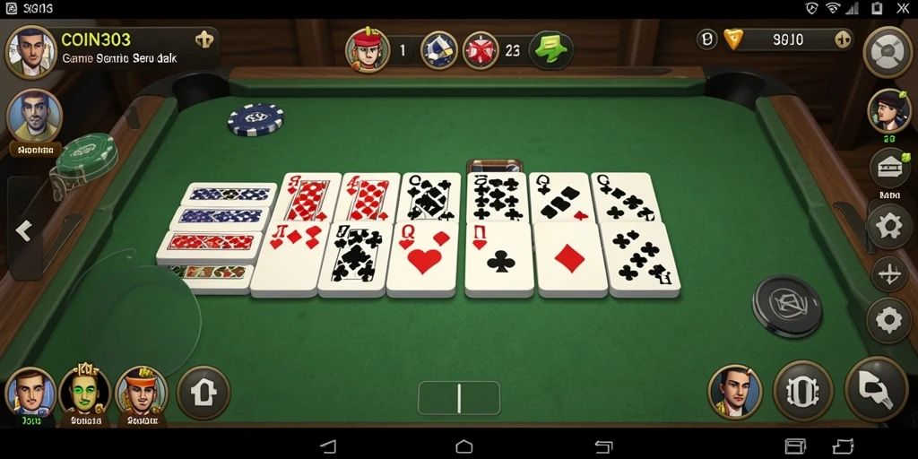 Tampilan gameplay seru dalam COIN303 dengan grafis yang menawan.
