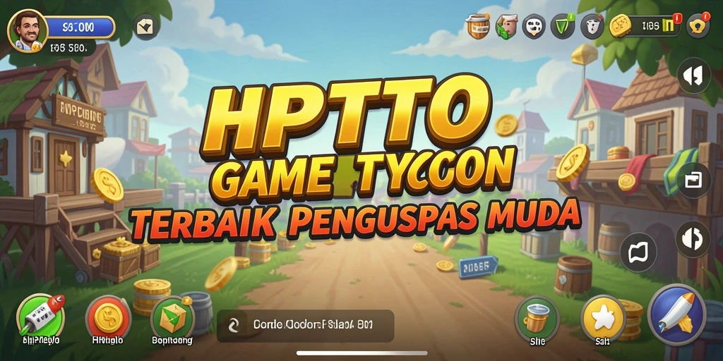 Tangkapan layar gameplay HPTOTO menampilkan strategi bisnis yang menarik.