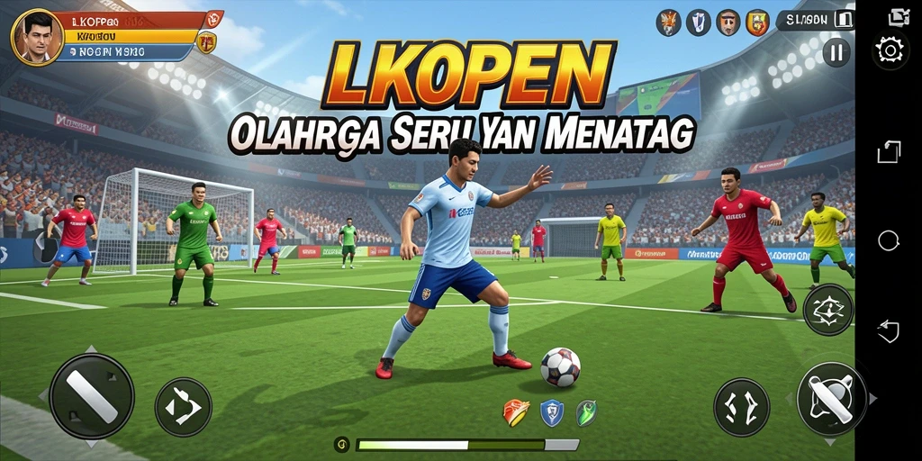 Tampilan gameplay LKOPEN yang penuh aksi dan mendebarkan.
