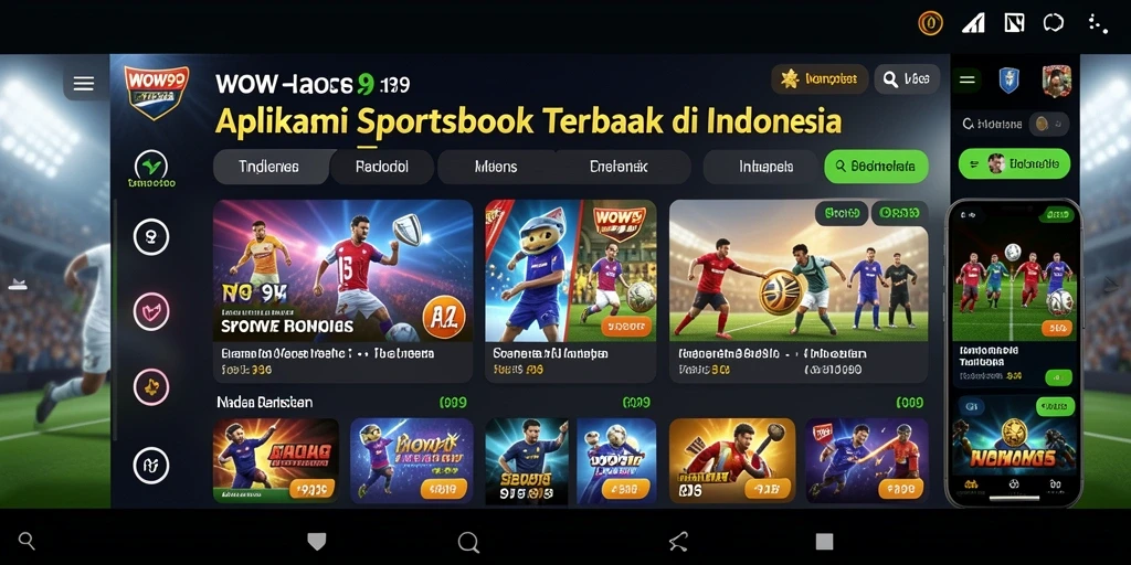 Tampilan gameplay WOW99 dengan fitur taruhan olahraga yang interaktif.