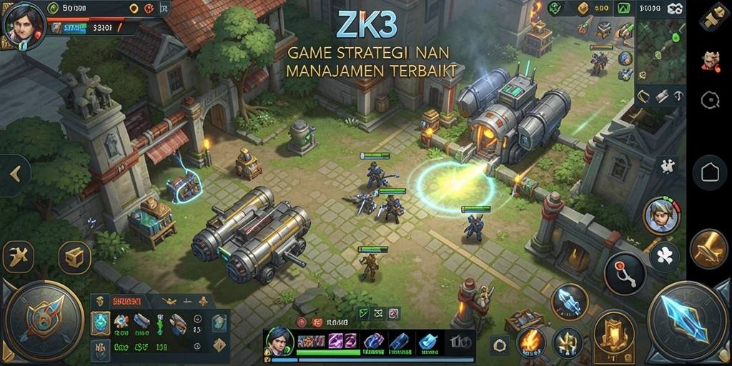 Tampilan menarik dari gameplay seru ZK3.